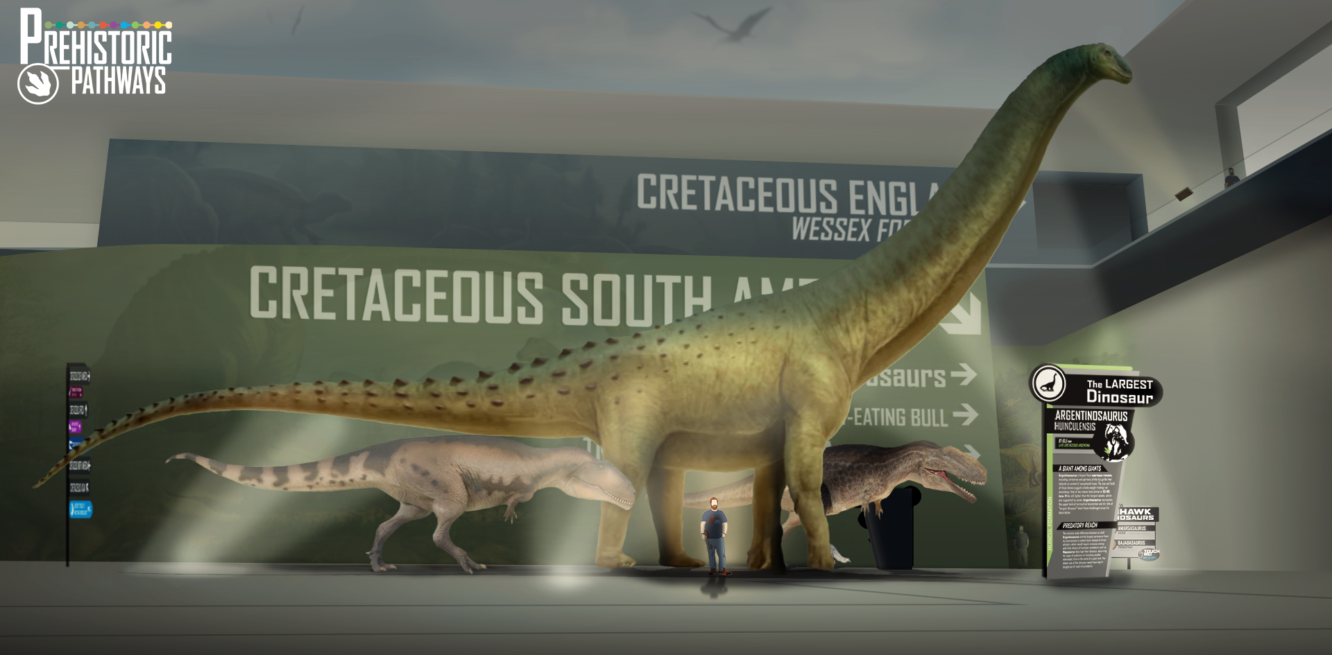Argentinosaurus atrium render
